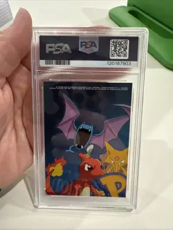 1999 TOPPS POKEMON SER 1 CHARACTER CARDS #TV5 STARYU PSA 9 - Image 2