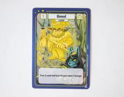 Greed FOIL WFO-151 SR - Neopets War for the Obelisk Battledome TCG Card - Image 1