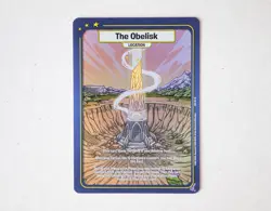 The Obelisk FOIL WFO-192 SR - Neopets War for the Obelisk Battledome TCG Card - Image 1
