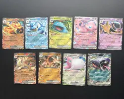 Pokemon TCG | 151 EX Card Lot of 9 Cards NM - Image 1