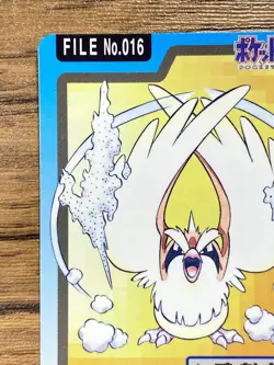 Pokemon Carddass Card Pidgey File No.16 Bandai Pocket Monsters 1997 Japan - Image 3