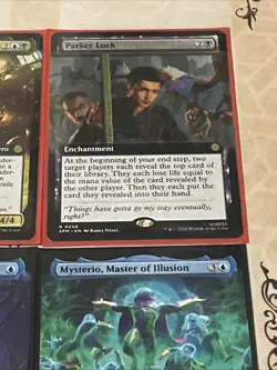 Spider-man Magic The Gathering Rare Extended Art Card Lot 15x Cards All N/M - Image 5