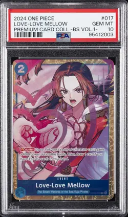2024 ONE PIECE PREM CARD COLL -BEST SELECTION VOL.1- LOVE-LOVE MELLOW PSA 10 - Image 1