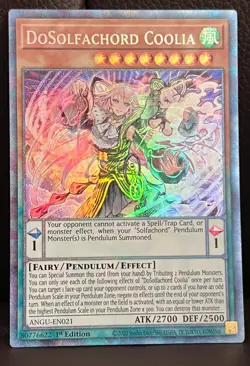 ANGU-EN021 DoSolfachord Coolia - Collectors Rare Card 1st Edition YuGiOh NM - Image 1