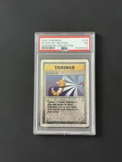 Scoop Up Reverse Holo - 104/110 Legendary Collection Vintage Pokemon Card PSA 7 - Image 1
