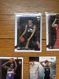 NBA Topps 25-26 Rookie Lot - 7 Cards - Image 2