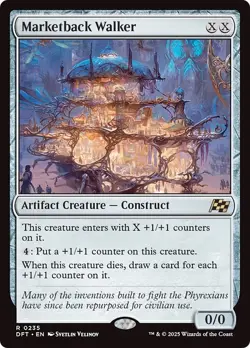 FOIL MARKETBACK WALKER mtg NM Aetherdrift 1 Rare - Image 1