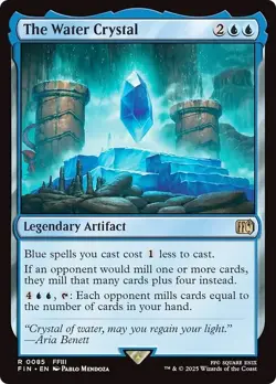 EDH RARE *FOIL CRYSTAL* Artifact Set ~mtg Final Fantasy Water Darkness Earth + - Image 4