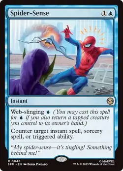 FOIL SPIDER-SENSE mtg NM Marvel's Spider-Man 1 Rare - Image 1