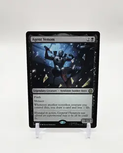 Agent Venom Rare Magic The Gathering TCG Marvel's Spider-Man 49 - Image 1