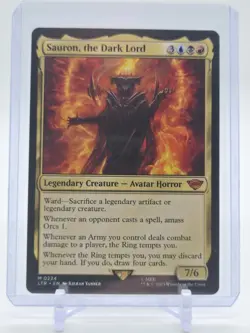 Magic the Gathering Lord of the Rings Sauron The Dark Lord #224 - Image 1
