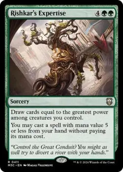 Rishkar's Expertise (Ripple Foil) -Foil Near Mint MTG - Image 1