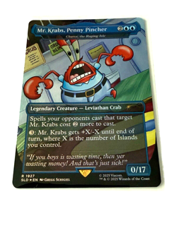 Mr Krabs Penny Pincher 1927 Foil Secret Lair SpongeBob Legends of Bikini Bottom - Image 1