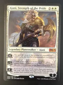 Ajani, Strength of the Pride M20 Magic 2020 English MTG - Image 1