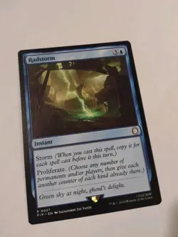 Radstorm Instant NM/M English Universes Beyond: Fallout 037 Magic MTG Rare - Image 2