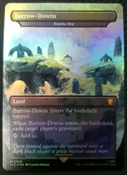 MTG *Barrow-Downs Bojuka Bog Full Art Foil X1* (LP) Lord of the Rings Commander - Image 1
