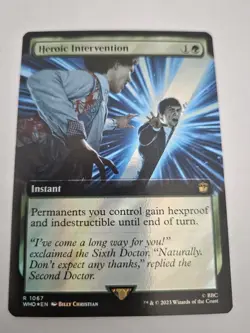 Heroic Intervention Surge Foil Extended Art Doctor Who Commander - Image 1