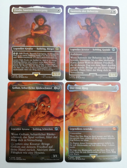 MTG | Lord of the Rings | Mount Doom Scene | Foil Set | German | NM - Image 1