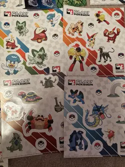 Official Pokemon TCG Stickers (17 Sheets) Play Pokemon League Promos - Image 4