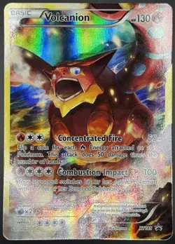 Pokemon TCG Volcanion Holo Full Art Promo XY185 MP - Image 1