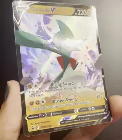 Gallade V SWSH258 Sword & Shield Black Star Promo Full Art Holo Pokemon TCG MINT - Image 2