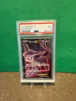2016 Pokemon Espeon EX XY Breakpoint 117/122 PSA 9 - Image 1