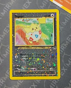Pokemon Togepi 4/18 Southern Islands English Reverse Holo - Image 2