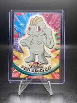 Machop #66 1999 Topps Pokemon TV Animation Edition Series 1 Blue Logo - Image 1