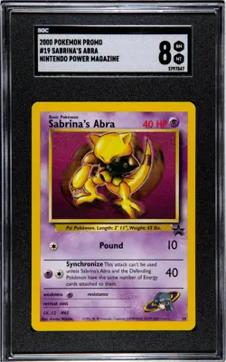 2000 Pokemon Promo #19 Sabrina's Abra Nintendo Power Magazine - Image 1