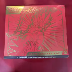 Pokemon Scarlet and Violet Elite Trainer Box ETB Koraidon Factory Sealed - Image 1