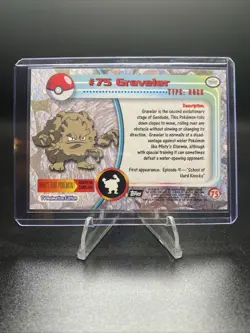 #75 Graveler Topps Pokemon Non Holo Red Logo Tv Animated Series - Image 2