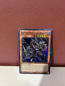 Yugioh Red-Eyes Metal Claws Dragon Super Rare ALIN - Image 1