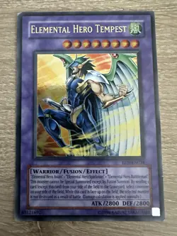 Yu-Gi-Oh Elemental Hero Tempest EEN-EN034 Ultra Rare Unlimited MP - Image 1