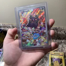 Pokemon TCG Morpeko Paradox Rift 206/182 Holo Illustration Rare Card NM - Image 3