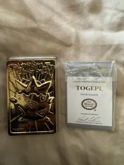 Pokemon 23k Gold Plated Cards - Burger King Promo 1999 - Image 3