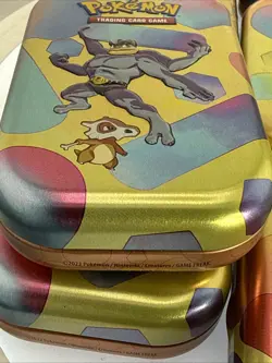 Lot Of 12 EMPTY POKEMON TINS Machamp & Dragonite & Gengar & More NO CARDS B - Image 5