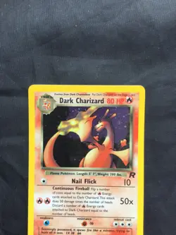 Pokemon Cards: Team Rocket Rare Holo: Dark Charizard 4/82 - Image 2