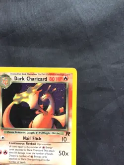 Pokemon Cards: Team Rocket Rare Holo: Dark Charizard 4/82 - Image 4