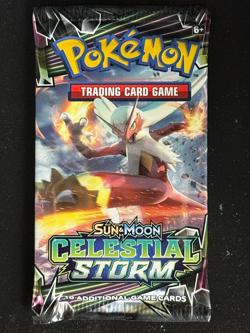 Pokemon Card - Celestial Storm - Sun & Moon - 10 Card Booster Pack New - Image 1