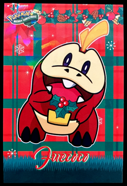 Fuecoco Cracked Ice Holo Pokemon 2024 Card Database Merry Christmas - Image 1