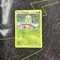 Pokemon TCG Card BREAKpoint 1/122 Chikorita Common Pokemon D2 - Image 1