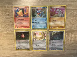 Pokemon 2005 EX Unseen Forces Stamped Reverse Holo Lot (6 Cards) - Image 1