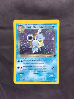 Pokemon Cards: Team Rocket Rare Holo: Dark Blastoise 3/82 - Image 1