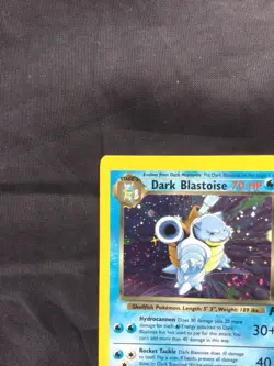 Pokemon Cards: Team Rocket Rare Holo: Dark Blastoise 3/82 - Image 3