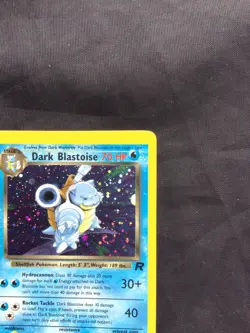 Pokemon Cards: Team Rocket Rare Holo: Dark Blastoise 3/82 - Image 4