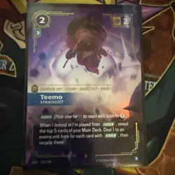 2025 League of Legends Riftbound English TCG Card Teemo 121/298 NM - Image 1