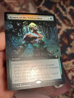 Return of the Wildspeaker • Extended Art Foil • Throne of Eldraine • Mtg (1929) - Image 2