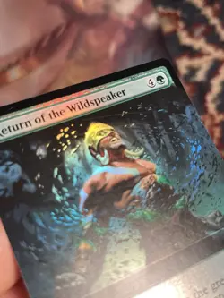 Return of the Wildspeaker • Extended Art Foil • Throne of Eldraine • Mtg (1929) - Image 3
