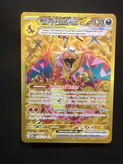 Pokemon TCG Charizard EX Obsidian Flames Holo Hyper Rare Card 228/197 - Image 1