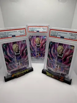 Dragonball Super Card Game - Android 18 FB01-079 Alternative Art - PSA10 - Image 1